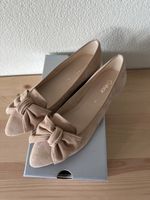 NEU! Gabor Ballerinas Wildleder Gr.7 NEU mit Schleife