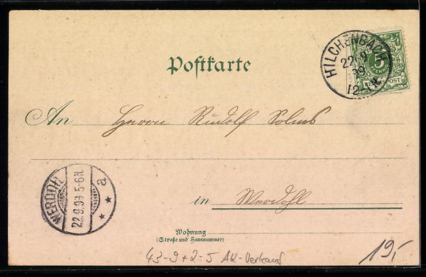 Cartes postales: Litho Hilchenbach, Partie auf der Kirmes – D'occasion à Berlin par bartko-reher 1