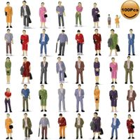 🤩NEU 100 FIGUREN FÜR MODELLBAU - MODELLEISENBAHN FIGUREN