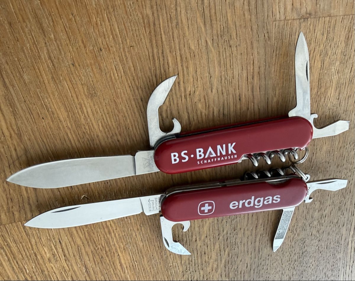 Wenger Coltelli tascabile: 2 Wenger Taschenmesser Sackmesser – Usato da Goldach venduto da Messerguru