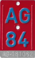 Velonummer AG 84