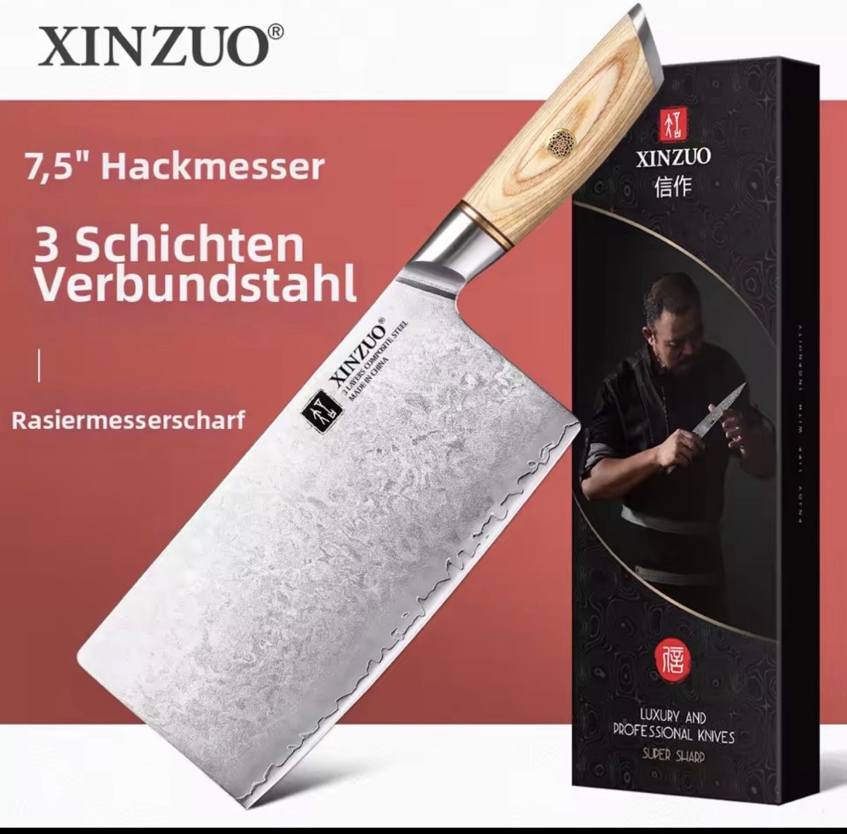 Coltelli da cucina: Kochmesser – Nuovo (secondo la descrizione) da Arbon venduto da clothes187