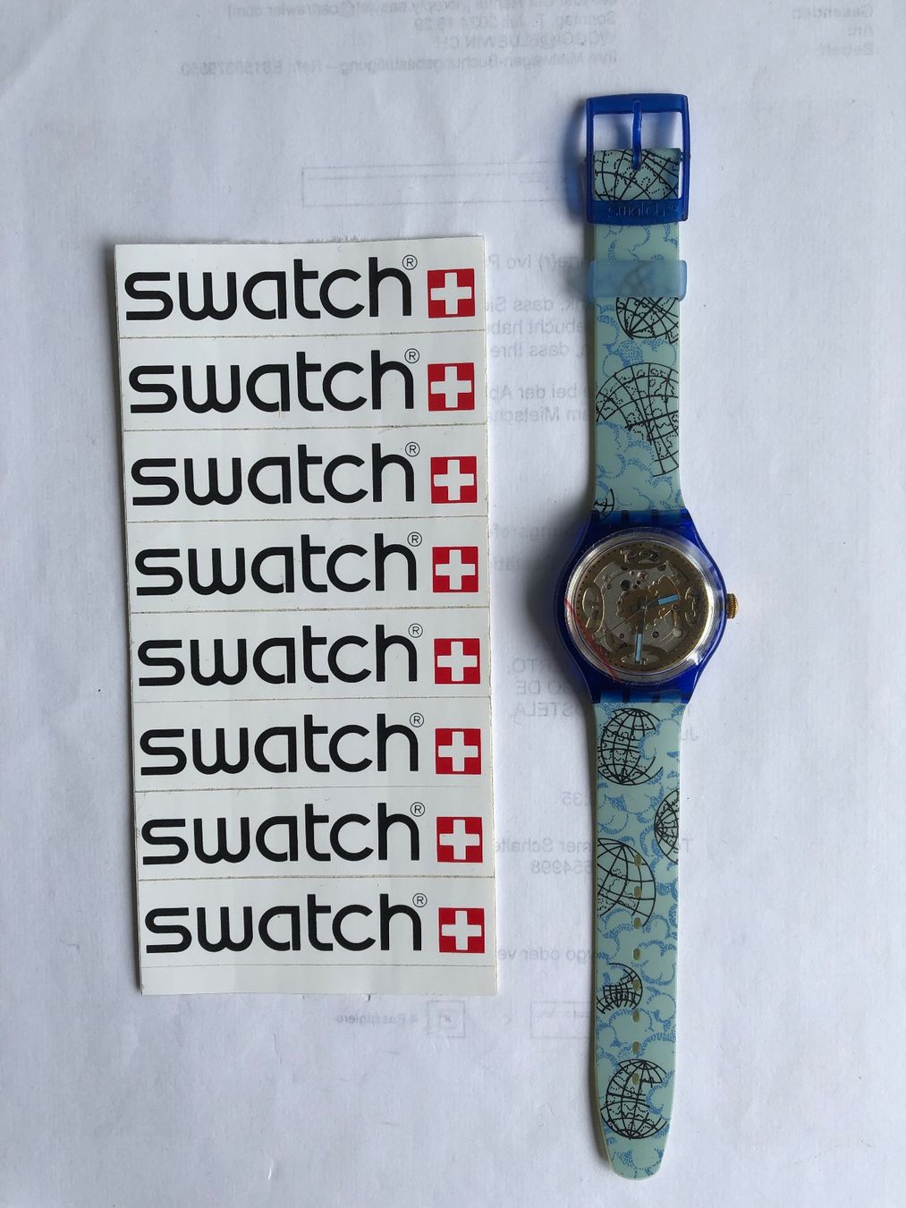 Swatch Orologi: Swatch AUTOMATIC MAPPAMONDO von1993 – Nuovo (secondo la descrizione) da Biel/Bienne venduto da winnertaco