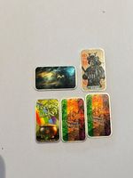 (2987) 5x 1Unze Barren farbig