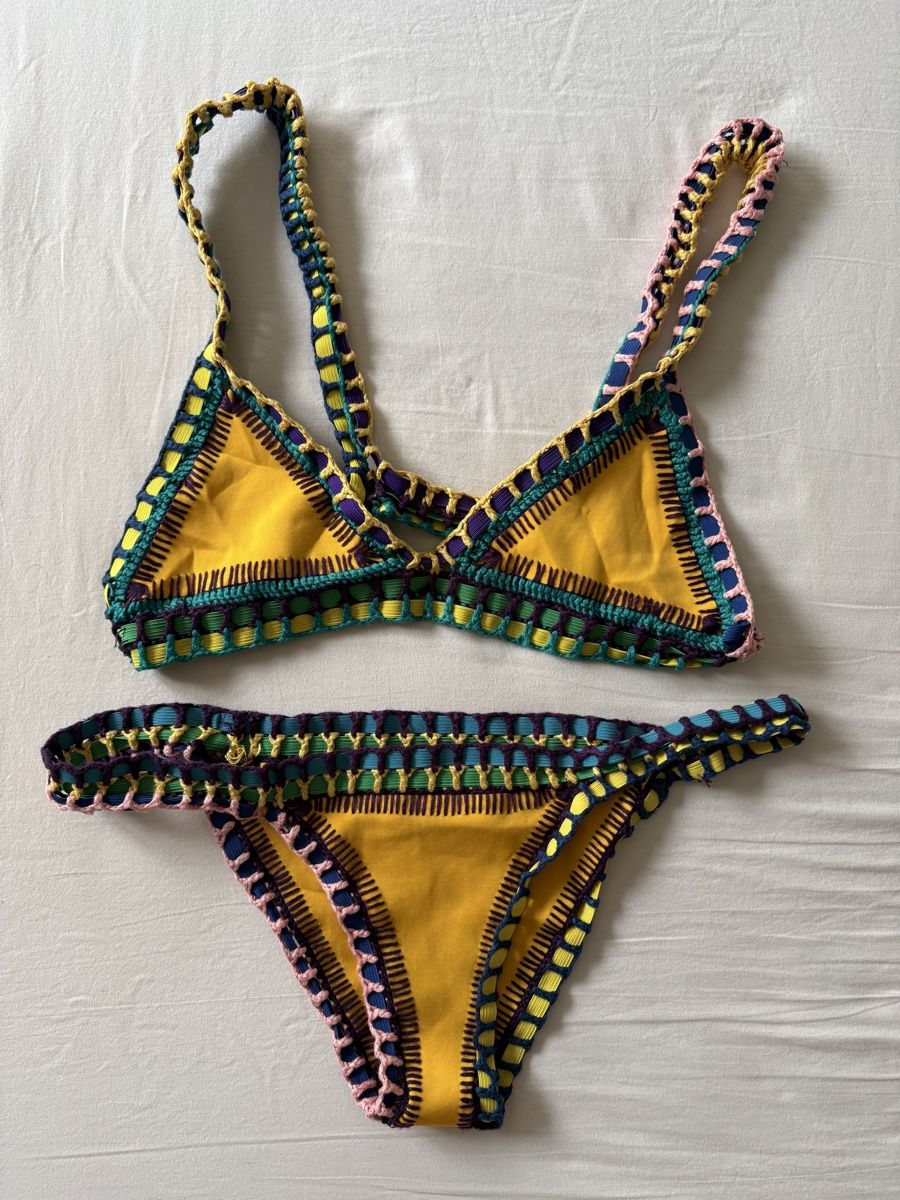 Badekleider & Bikinis: Kiini Bikini, gelb, Grösse M – Gebraucht aus Zürich von Sera.13