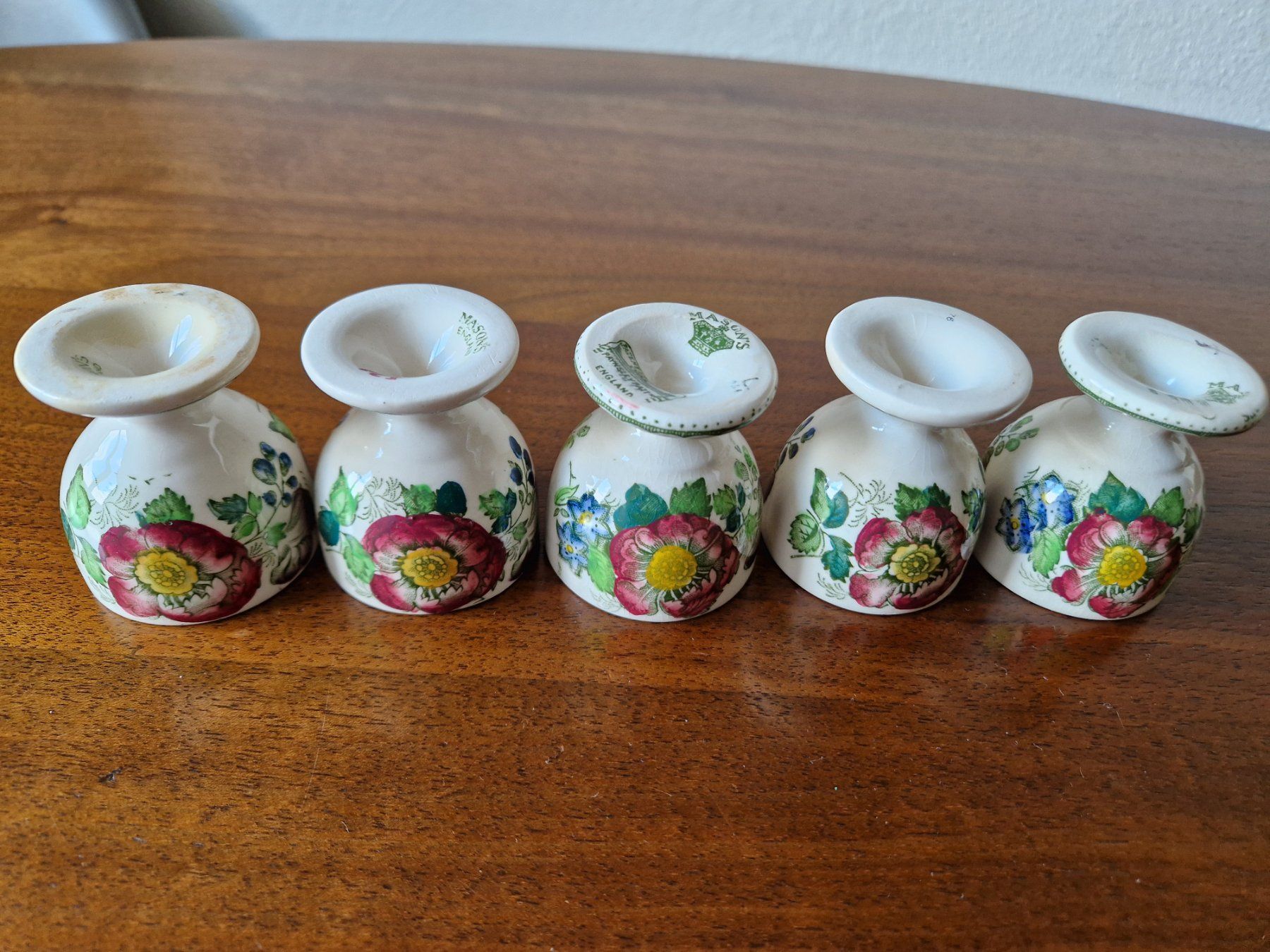 Altre Stoviglie: 5 Eierbecher / Egg Cups Mason's Paynsley – Usato da Bern venduto da Antikbatik 3