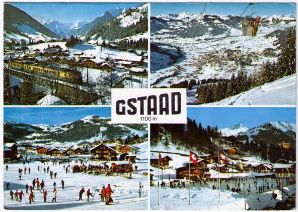 Cartes postales: Gstaad - 4 Bild AK – D'occasion à Binningen par Mountainrider