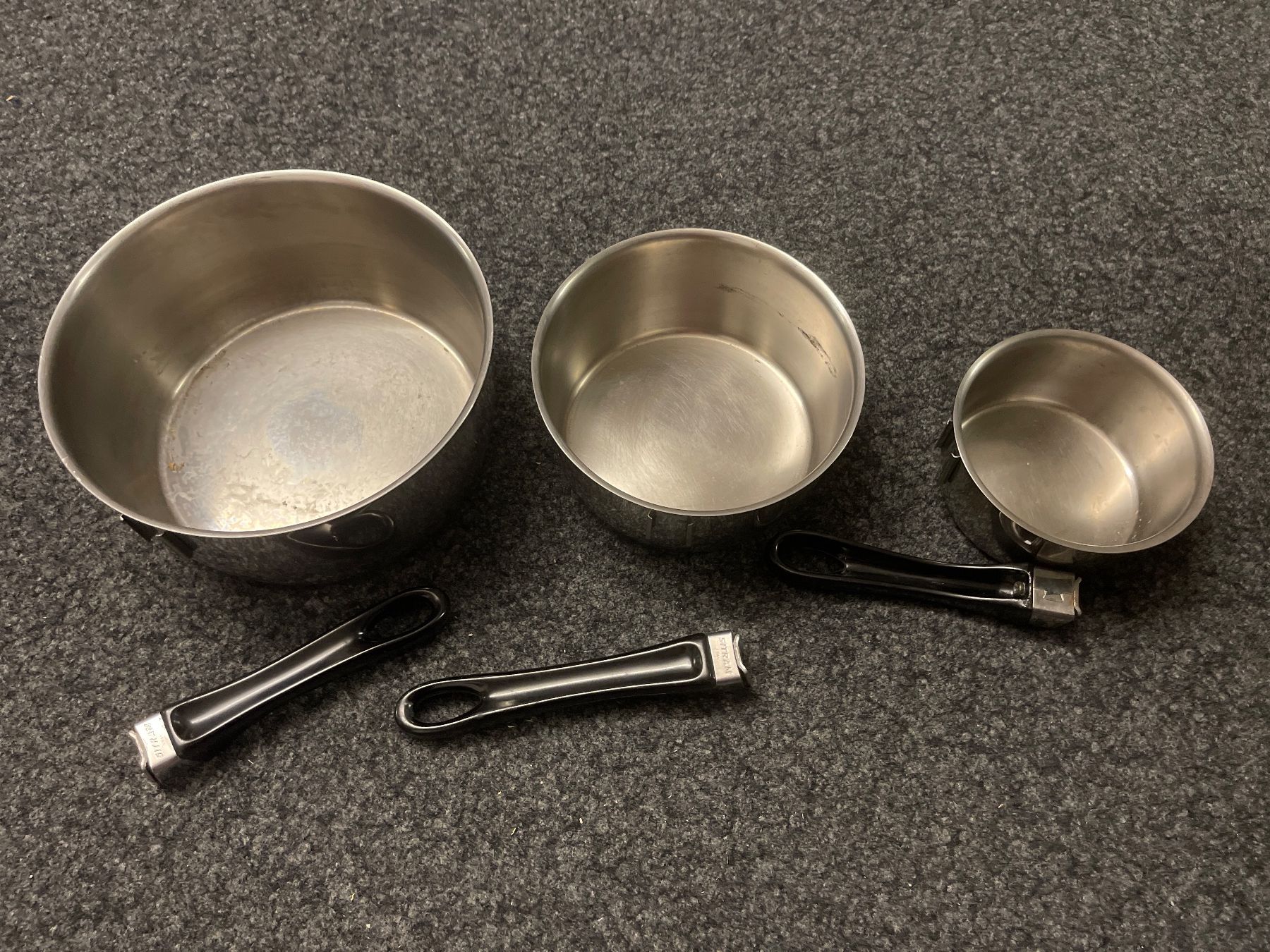 Töpfe: Sittsam Topf Set, 3 teilig, Edelstahl – Gebraucht aus Thun von BanjoDan 1