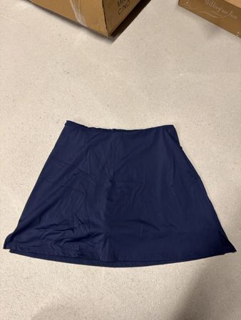 Minirock von Stradivarius dunkelblau Grösse M neu