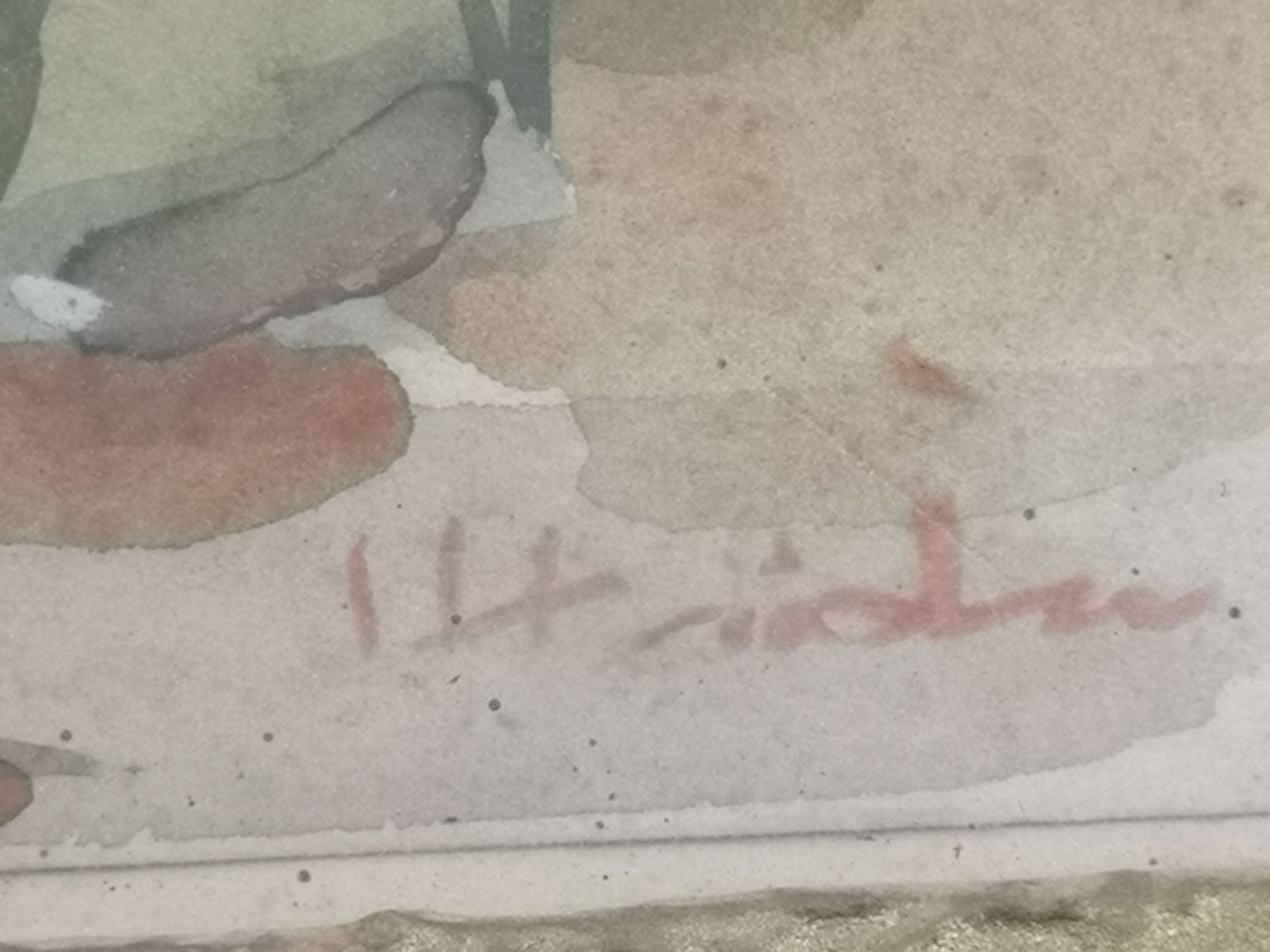 Gemälde: MAGNIFIQUE AQUARELLE SIGNÉE – Gebraucht aus Genève von Qanil77 2