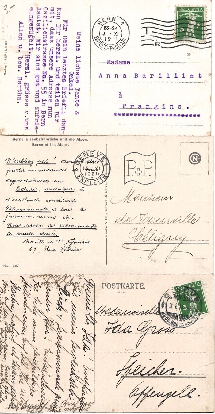 Cartoline postali: AK Bern coloriert – Usato da Brunnadern venduto da eichmann.anton 3