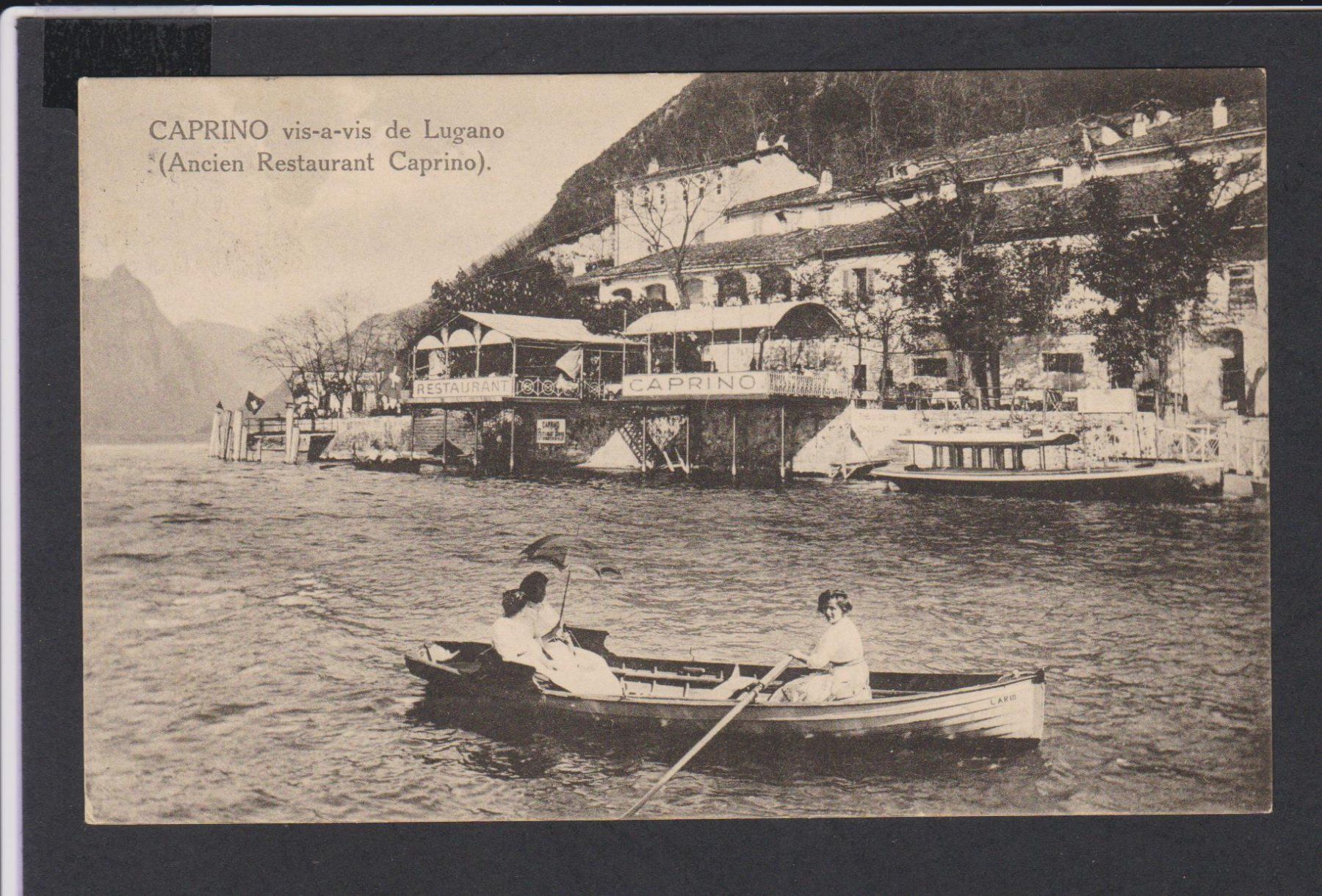Cartoline postali: Caprino   TI   -   alte Ansichtskarte von 1921 – Usato da Vitznau venduto da Ropaku