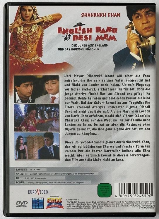 Tutti i DVDs: Englisch Babu Desi Mem – Usato da Flums venduto da Asquillo 3