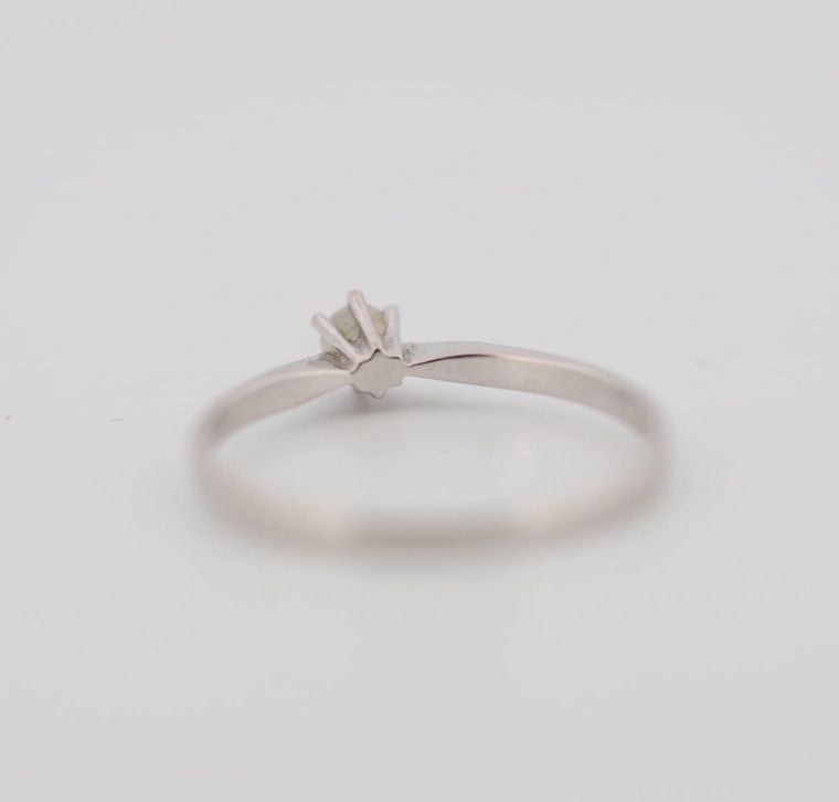 Anelli: Solitaire Ring Diamant 0.10ct 18K Weissgold / 52 – Nuovo e nell'imballaggio originale da Untersiggenthal venduto da TimeandShine 6