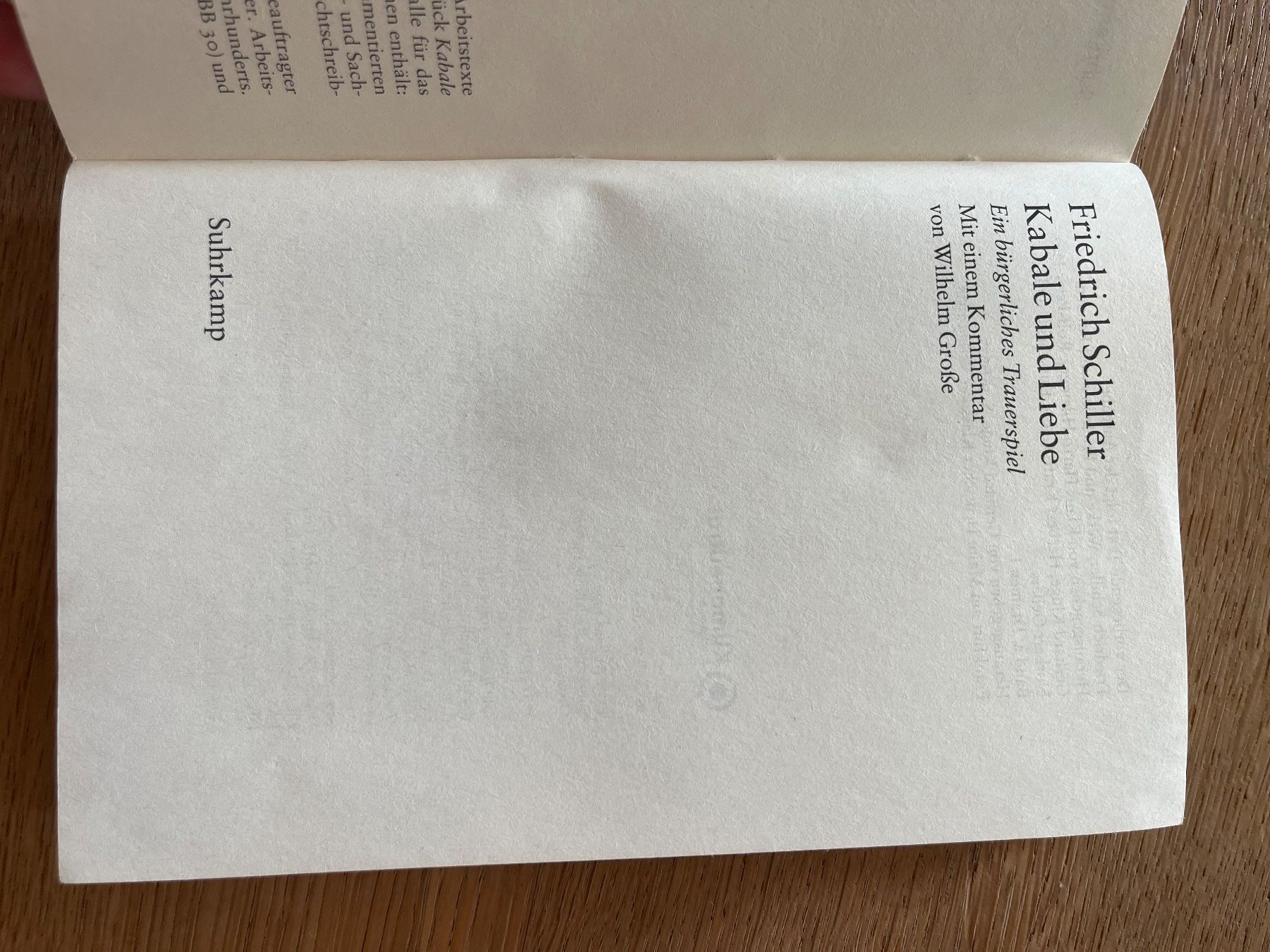Bücher: Friedrich Schiller - Kabale und Liebe – Gebraucht aus Laupen BE von lee_ym6v 3