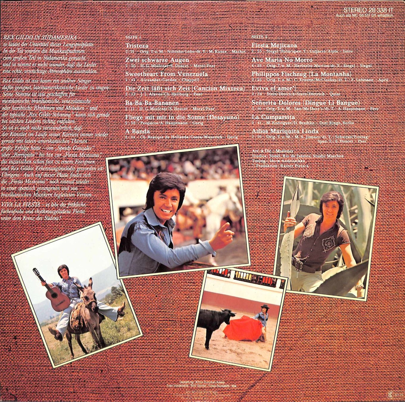 Dischi in vinile: LP Rex Gildo in Südamerika – Usato da Trimmis venduto da Beax72 1