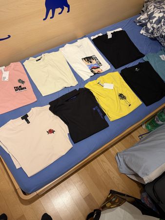 9 tshirts