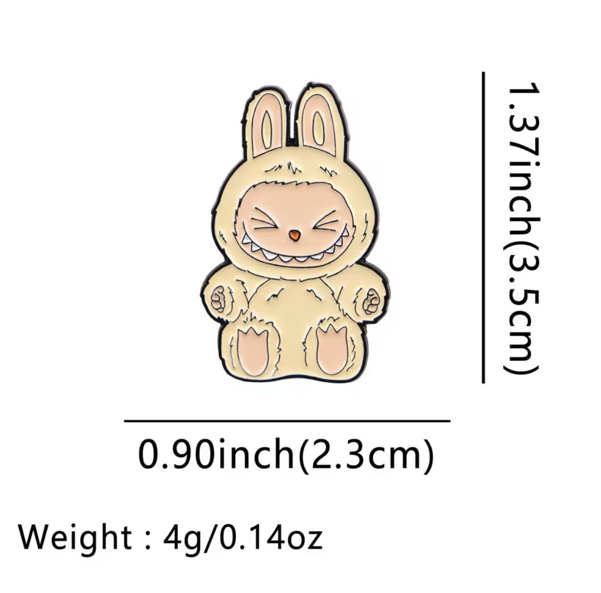 Plaketten & Abzeichen: Set, pins Labubu Style (7 pcs) – Neu und originalverpackt aus Collombey von Cards07 1