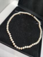 Vintage-Perlenkette mit Goldschliesse Bicolor 750 Gold 45cm