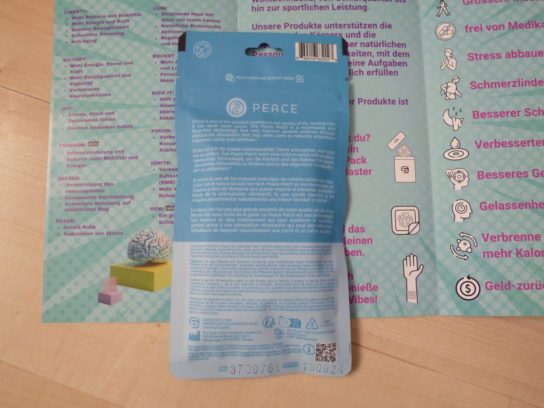 Attrezzature mediche: Super Patch Company - PEACE   NEU   medikamentenfrei – Nuovo e nell'imballaggio originale da Dättlikon venduto da Mamakuga 6