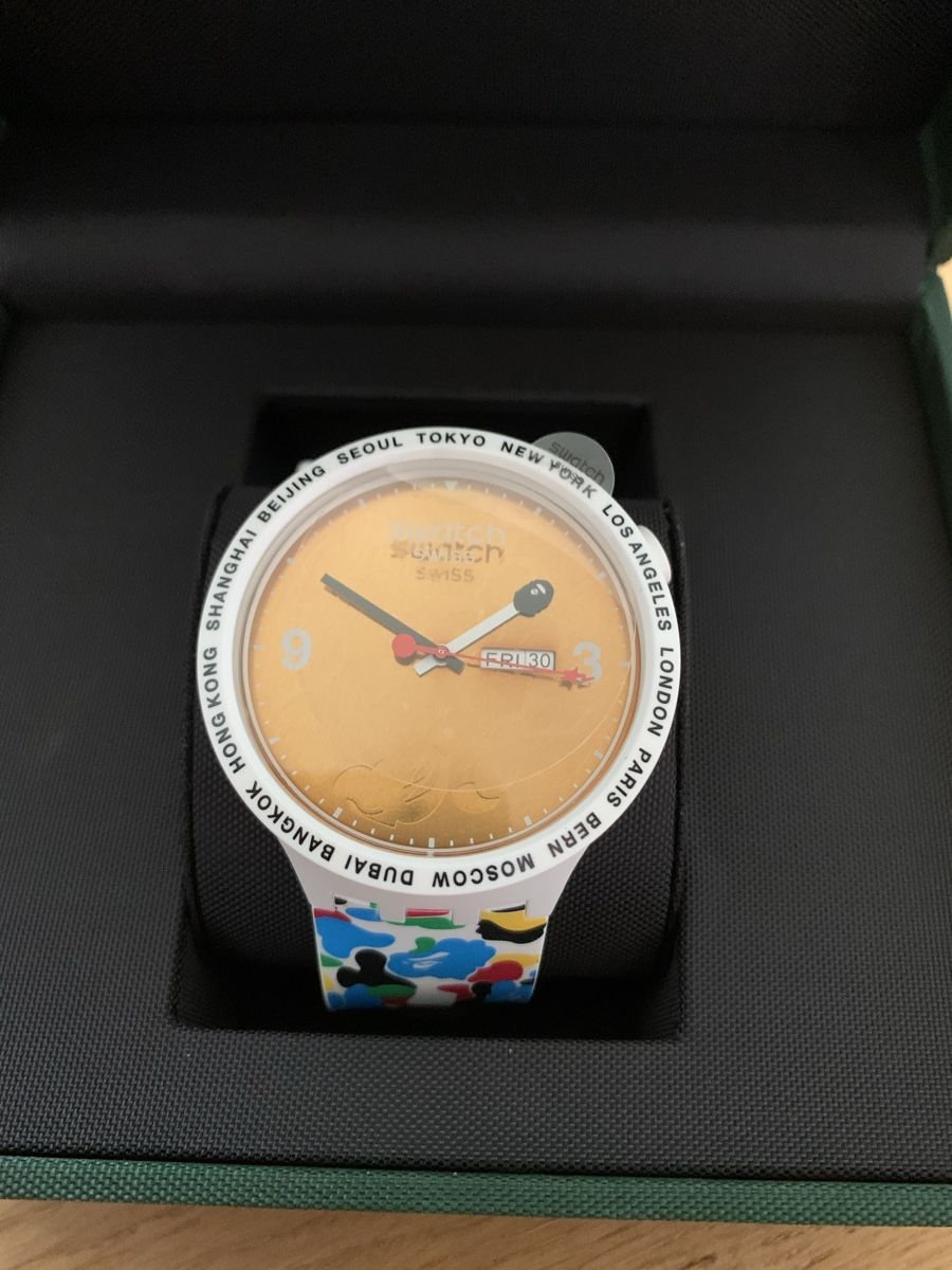 Swatch Orologi: SWATCH x BAPE TOKYO WHITE MULTI CAMO – Nuovo e nell'imballaggio originale da Aarberg venduto da Mama_Lulu 1