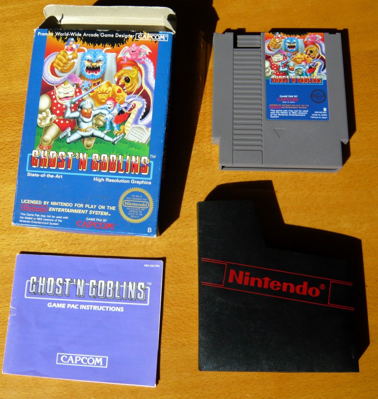Nintendo Giochi: NES : Ghost'n Goblins, CIB, Très Bon état ! – Usato da Onex venduto da Jaguar1986