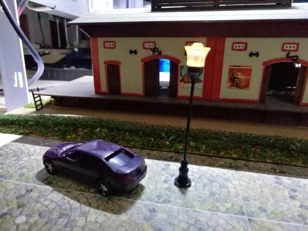 Modellini di ferrovie: LED-Laterne "Chemin du fleur" 72mm – Nuovo (secondo la descrizione) da Luzern venduto da Salefactory