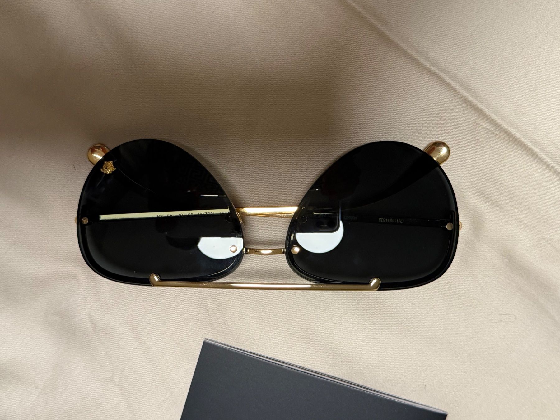 Versace Occhiali & Lenti: Original Versace Brille Schwarz/Gold – Nuovo (secondo la descrizione) da Stäfa venduto da ana_6dqc 1