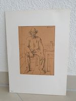 MPL - Max Paul Linck - Original Bleistift Zeichnung