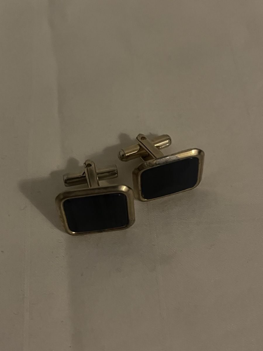 Gemelli: Vintage Manschettenknöpfe Gold Blau – Usato da Küsnacht ZH venduto da joe_v6z5 1