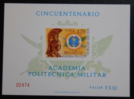 Chile Kat. 858 Gedenkblatt 1976