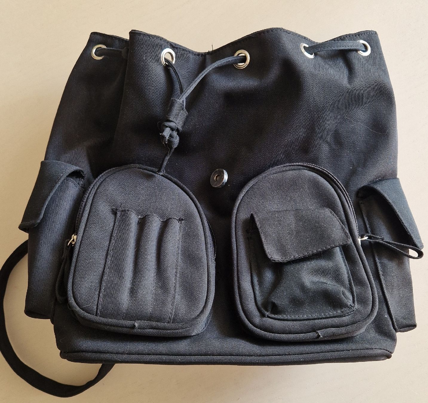 Rucksäcke: schwarzer Rucksack – Neu (gemäss Beschreibung) aus Horn von Minerva67