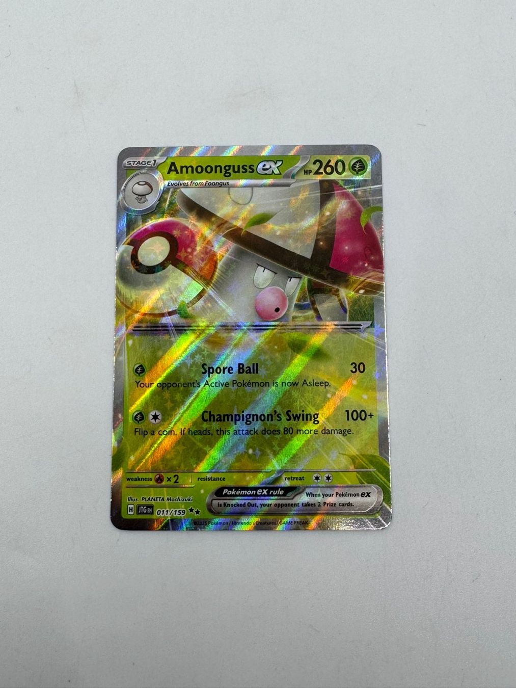 Pokémon Carte collezionabili: Pokemon Amoonguss EX 011/159 – Usato da Herisau venduto da Pokemon2026