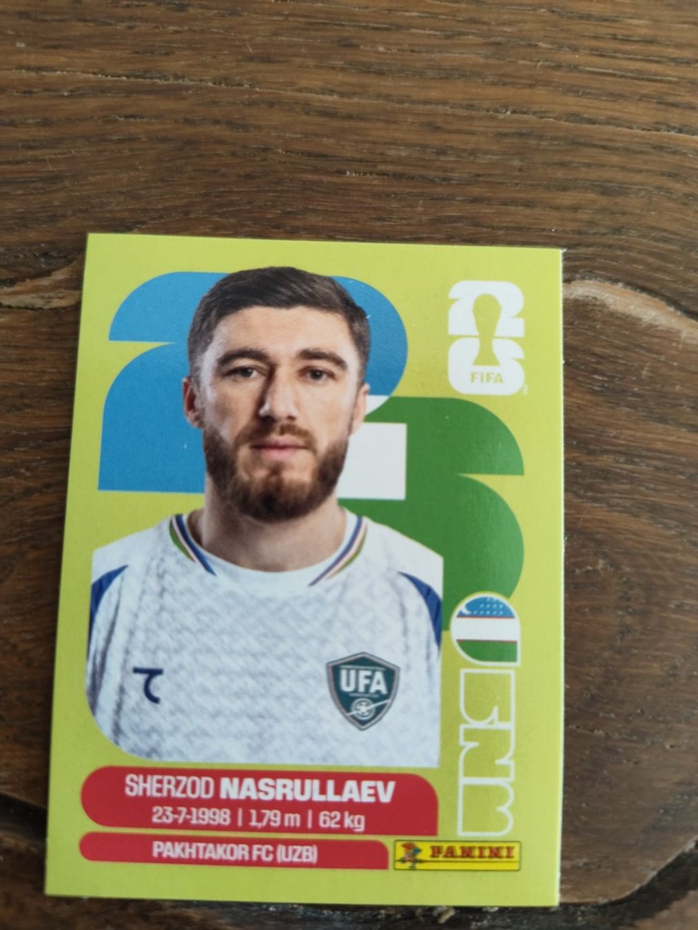 Panini Sammelbilder & Trading cards: Panini WM 2026, UZB 4, Nasrullaev – Gebraucht aus Aarburg von gloeckgloeck