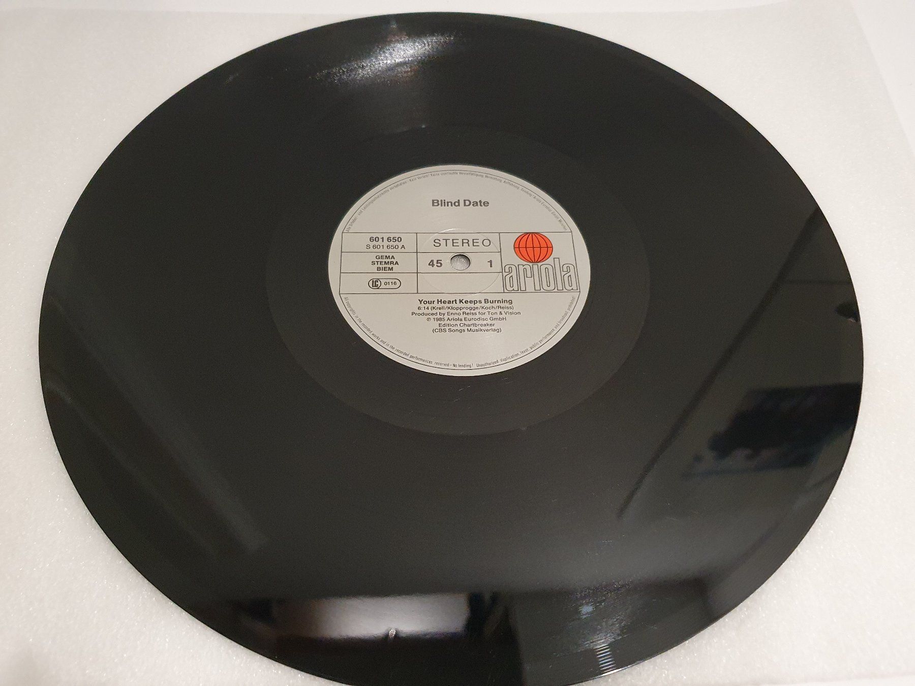 Dischi in vinile: Blind Date – Your Heart Keeps Burning – Usato da Uster venduto da Vinyl-Leidenschaft 2