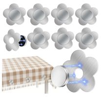 8 Stück Tischdeckenbeschwerer Magnet Edelstahl Outdoor
