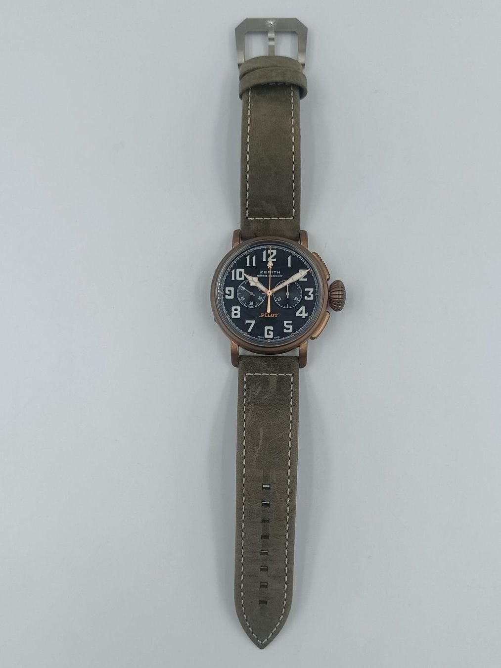 Zenith Uhren: ZENITH " PILOT TYPE 20 CHRONOGRAPH " IN BRONZE, 45 MM – Neu (gemäss Beschreibung) aus Luzern von EdiGem 5