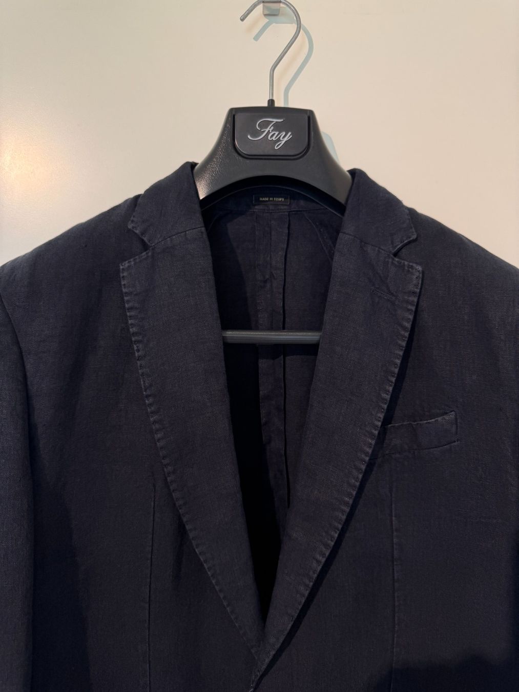Massimo Dutti Giacche: NEU Jacket Blazer Leinen Dunkel-Blau MASSIMO DUTTI 48 / M – Usato da Männedorf venduto da LTMCS 2