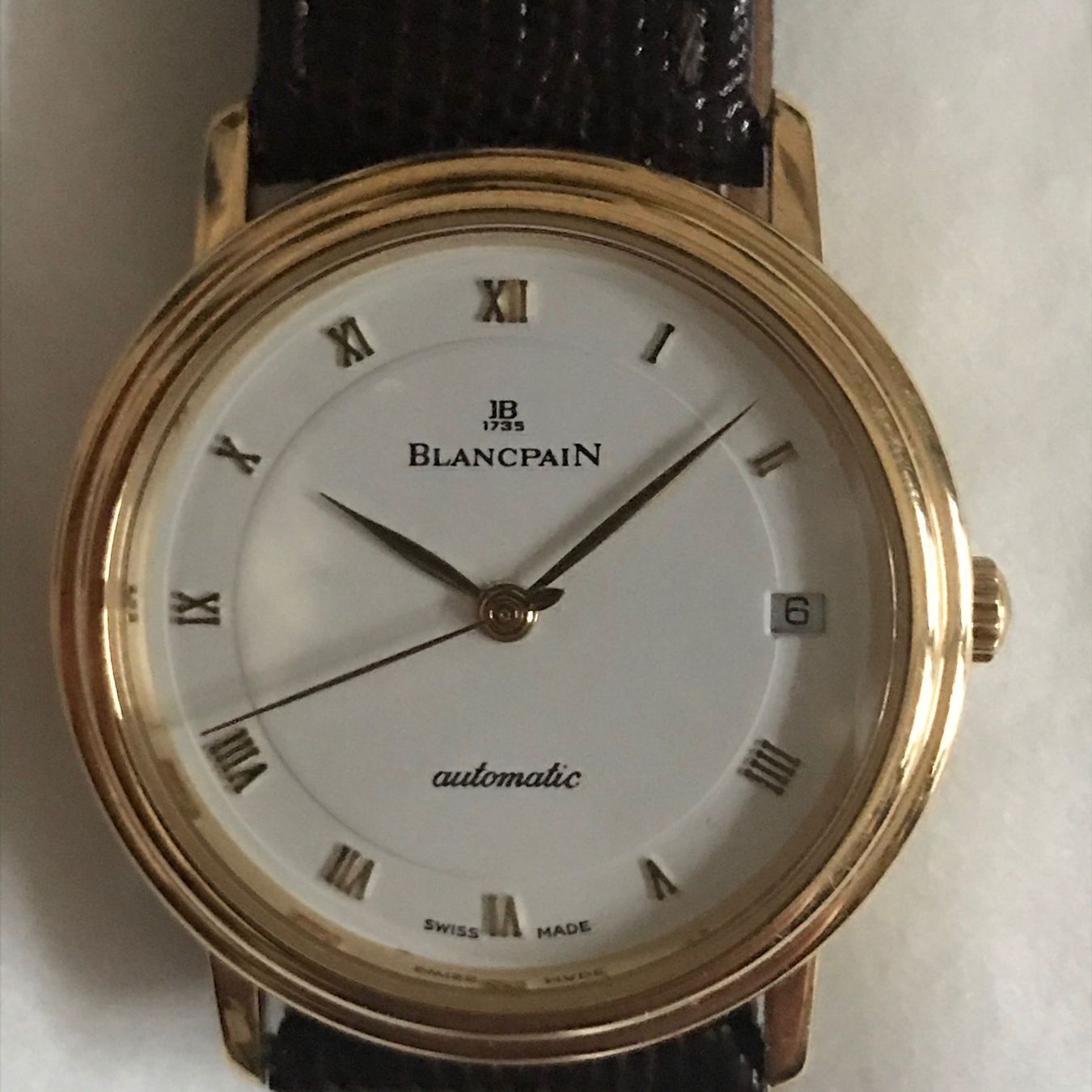 Blancpain Uhren: BLANCPAIN  VILLERET   18 K GG – Gebraucht aus Rodersdorf von luculus46