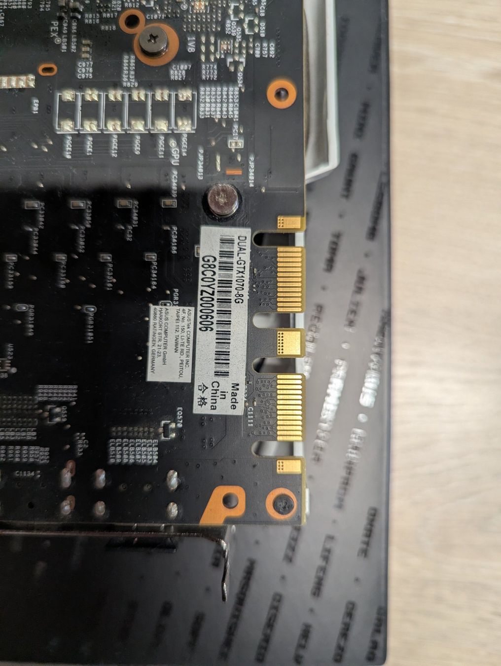 Nvidia Schede grafiche: Nvidia GTX 1070 – Usato da Oberbüren venduto da fle_rqs7 2