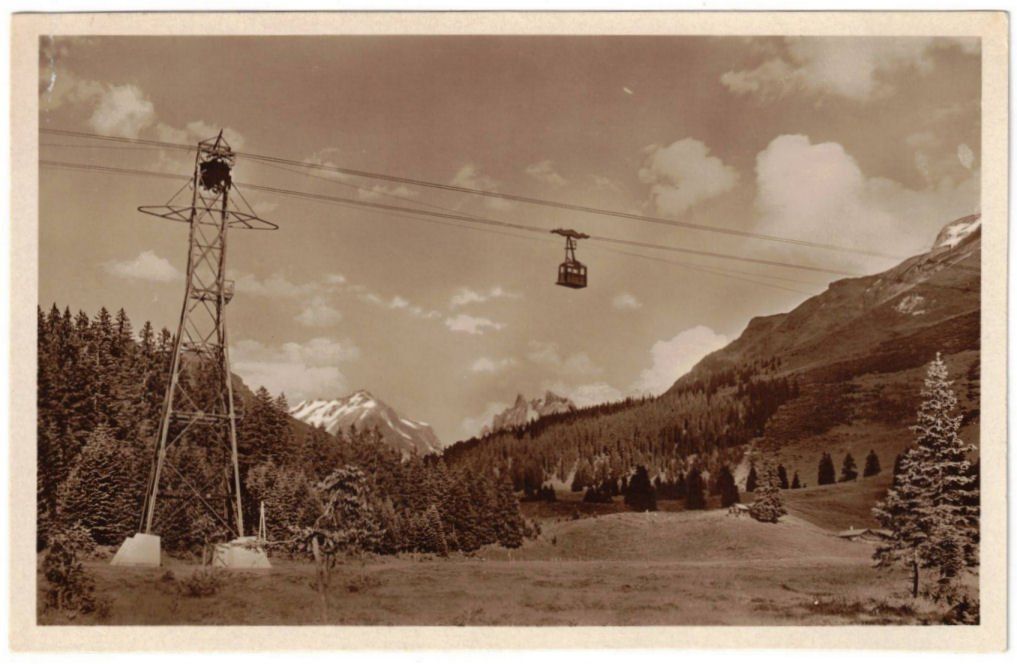 Ansichtskarten: Engelberg - Luftseilbahn Gerschnialp--Trübsee – Gebraucht aus Binningen von Mountainrider