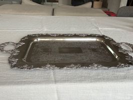 Antique silverplated serving tray