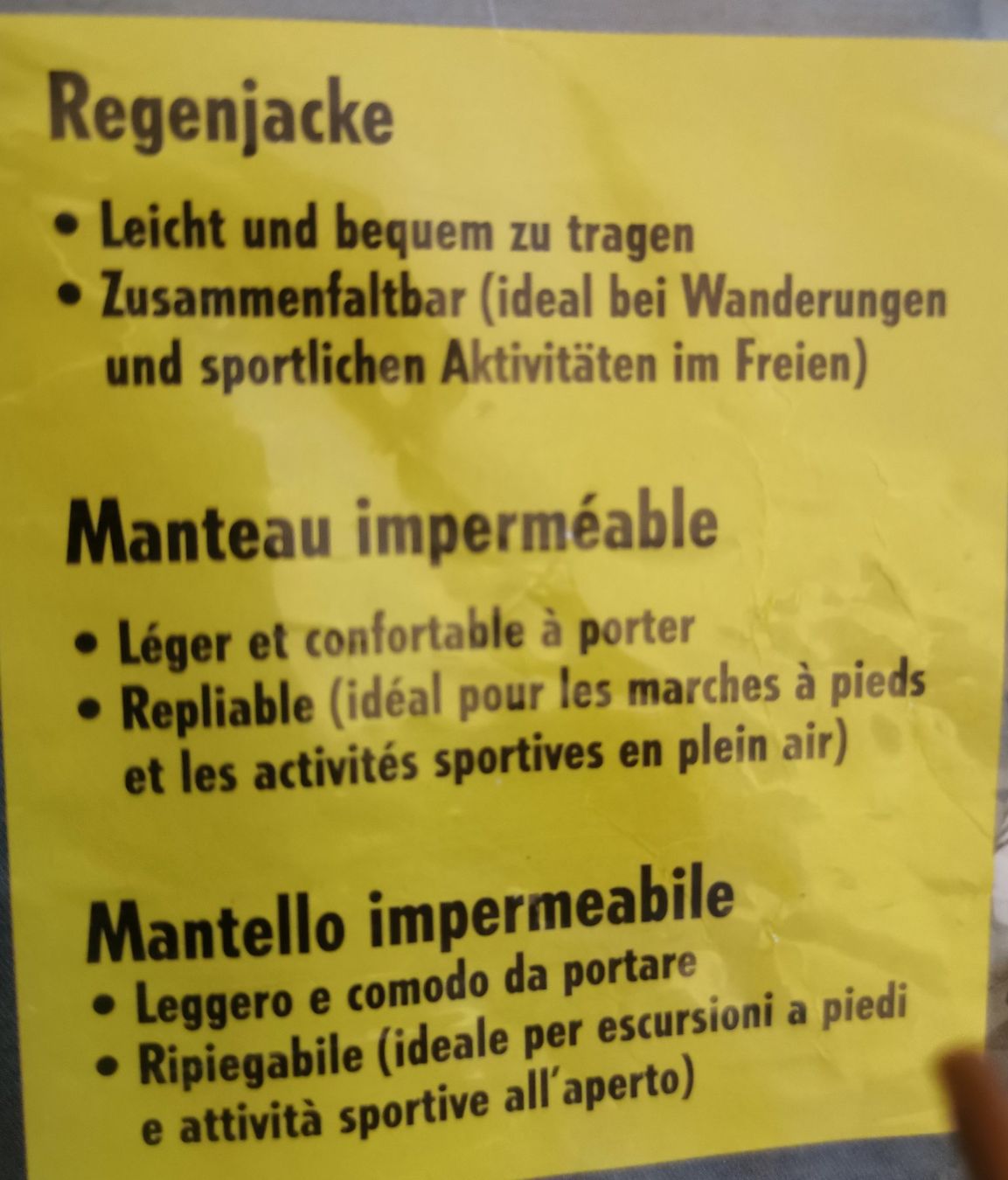 Giacche: Regenjacke Raincoat – Nuovo e nell'imballaggio originale da Gunzwil venduto da Minor300 2