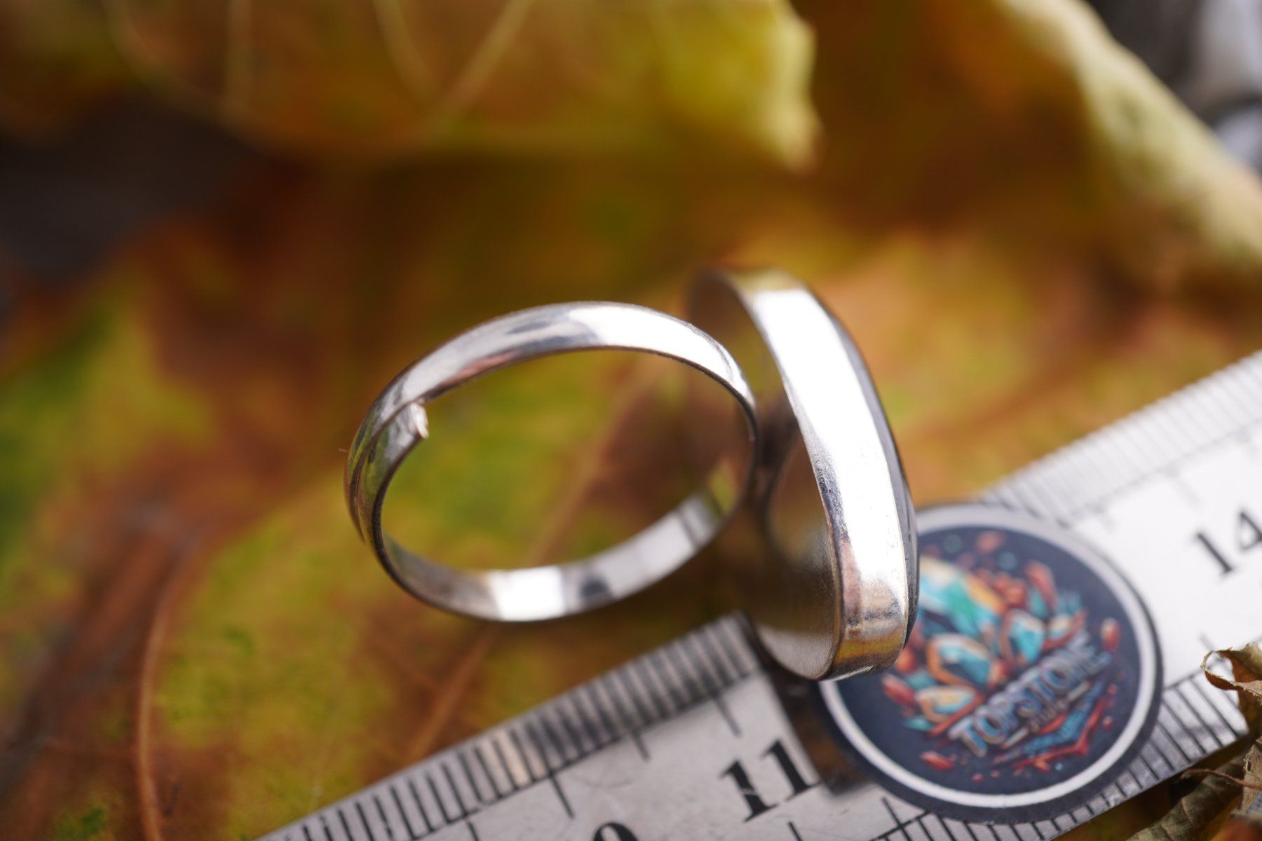 Minerali & Pietre curative: Siber Obsidian     ring Grösse  Variabel     (Räumung!) – Nuovo e nell'imballaggio originale da Eschenbach SG venduto da topstone 3