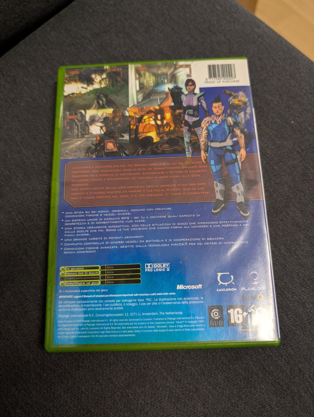 Spiele: Gene troopers Microsoft Xbox – Gebraucht aus Giubiasco von Ticinerd 1
