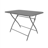 occ. CONTINI Gartentisch 110x70cm Metall anthrazit, klappbar