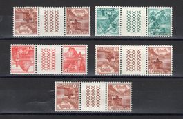 Timbres Suisse , Kehrdrucke ,  Neuf voir Photos