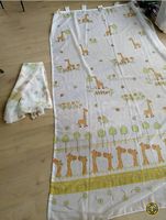 Rideaux enfant girafe voilage