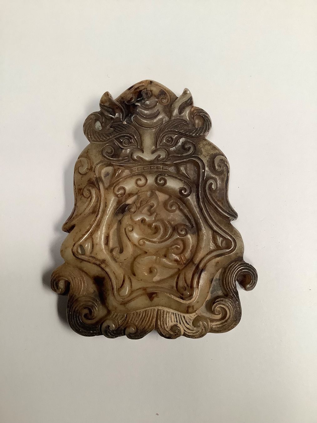 Ciondoli: Altes Jade Amulett – Usato da Zürich venduto da Albatros57
