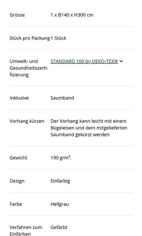 Tende: 4 Vorhänge Curtain 300cm x 140cm – Usato da Münchenbuchsee venduto da Mel_Bi 3